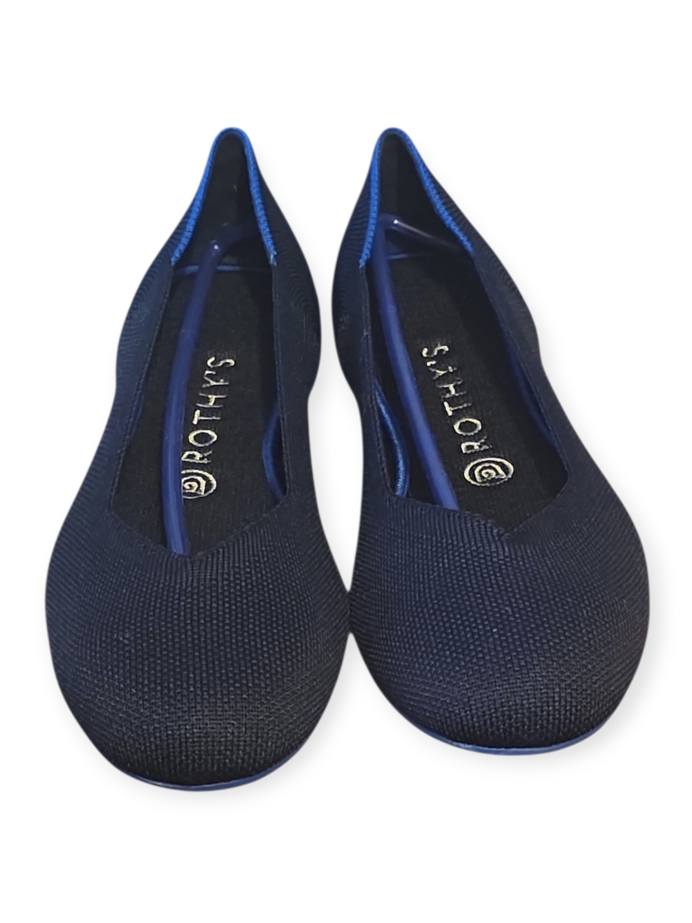 Women's New with box Rothy's round toe flats in solid navy, size 9